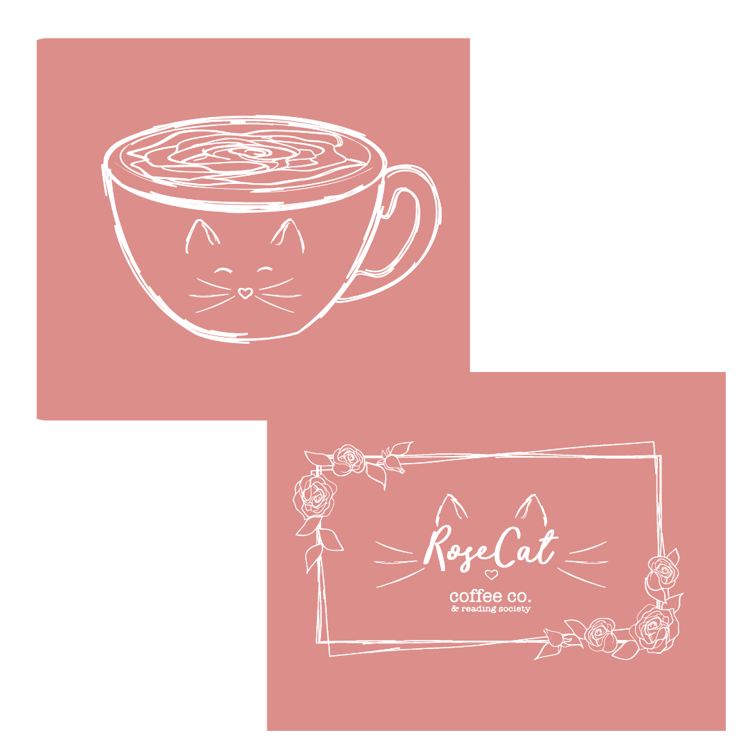 Rose Cat T-Shirts