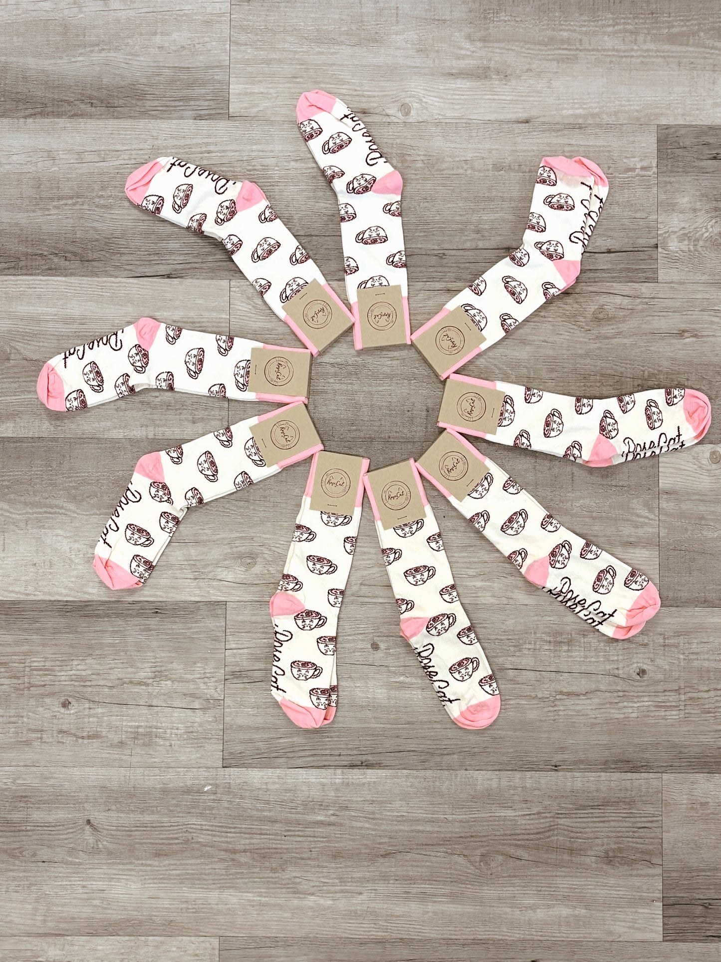 Rose Cat Socks