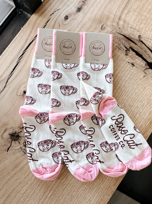 Rose Cat Socks