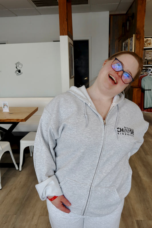 Choose Kindness Zip Up Sweatshirt